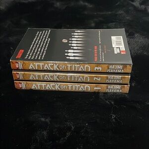 Attack on Titan Manga Volumes 1-3